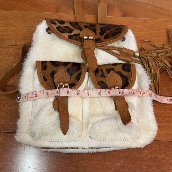 Jaded Gypsy backpack Leopard Print‎ and White Fur Women\'s Backpack main image 9
